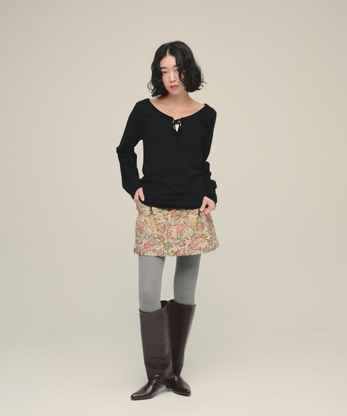eL（エル）の「【eL】Wide Long Boots/1052793（ブーツ・レディース・ブラック/ブラウン・MEDIUM/LARGE）」の9枚目の写真