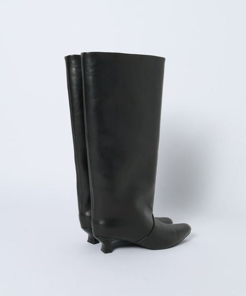 eL（エル）の「【eL】Wide Long Boots/1052793（ブーツ・レディース・ブラック/ブラウン・MEDIUM/LARGE）」の12枚目の写真