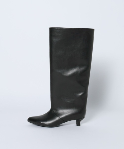 eL（エル）の「【eL】Wide Long Boots/1052793（ブーツ・レディース・ブラック/ブラウン・MEDIUM/LARGE）」の13枚目の写真