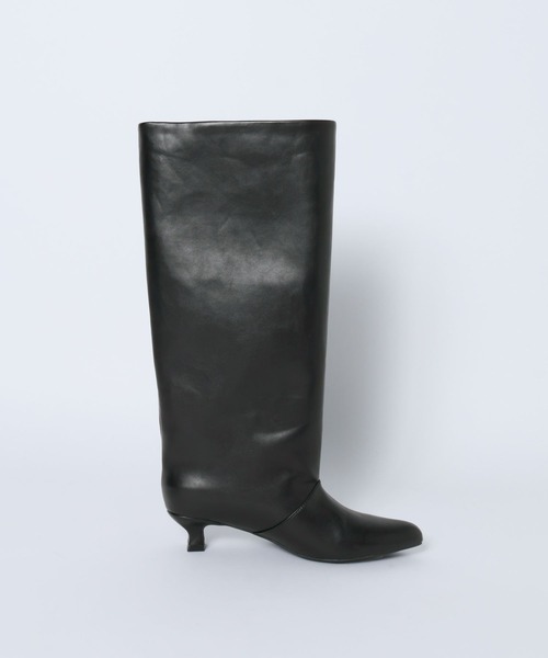 eL（エル）の「【eL】Wide Long Boots/1052793（ブーツ・レディース・ブラック/ブラウン・MEDIUM/LARGE）」の14枚目の写真