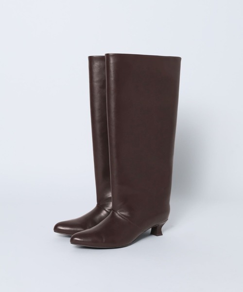 eL（エル）の「【eL】Wide Long Boots/1052793（ブーツ・レディース・ブラック/ブラウン・MEDIUM/LARGE）」の19枚目の写真