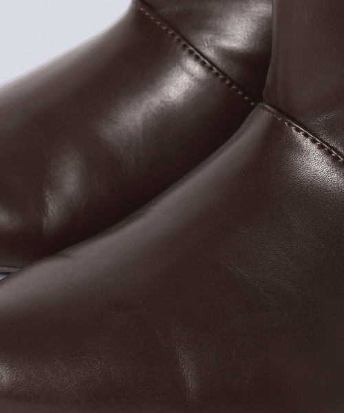 eL（エル）の「【eL】Wide Long Boots/1052793（ブーツ・レディース・ブラック/ブラウン・MEDIUM/LARGE）」の20枚目の写真