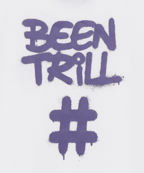 BEENTRILL(ビントリル)の「ウィメンズスプレーハッシュタグ半袖Tシャツ(オフホワイト)(Tシャツ/カットソー・レディース・その他・SMALL/X-SMALL)」の3枚目の写真