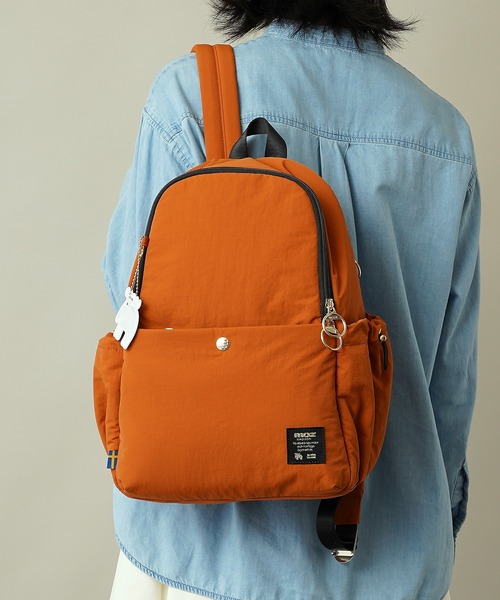 moz(モズ)の「【moz(モズ)】軽量 軽撥水 ボンディング リュックサック B5サイズ収納可 8L ZZQK-04(ショルダーバッグ・レディース・ベージュ/ブラック/オレンジ/ブルーグレー・ONE SIZE)」の1枚目の写真