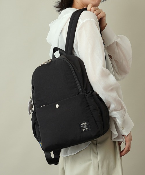 moz(モズ)の「【moz(モズ)】軽量 軽撥水 ボンディング リュックサック B5サイズ収納可 8L ZZQK-04(ショルダーバッグ・レディース・ベージュ/ブラック/オレンジ/ブルーグレー・ONE SIZE)」の22枚目の写真