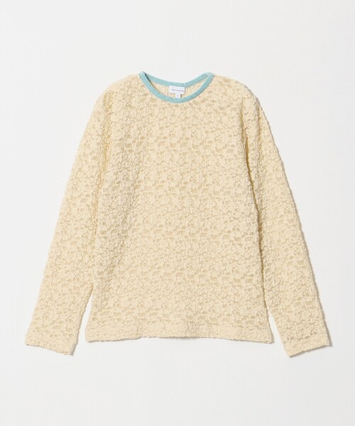 green label relaxing(グリーンレーベルリラクシング)の「フラワー ジャガード シアー トップス / キッズ 140cm-160cm(Tシャツ/カットソー・キッズ・ブラック/ナチュラル/ライトピンク・160cm/140cm/150cm)」の18枚目の写真