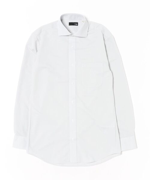 TAKA-Q(タカキュー)の「ワイシャツ メンズ 長袖 ノンアイロン ストレッチ 吸水速乾 カッタウェイ ビジネス ドレス ニット NEWスタンダードフィット(ビジネスシャツ・メンズ・グレー・首回り43cm-裄丈86cm/首回り39cm-裄丈84cm/首回り41cm-裄丈82cm/首回り43cm-裄丈82cm/首回り45cm-裄丈86cm/首回り37cm-裄丈80cm/首回り41cm-裄丈86cm/首回り39cm-裄丈80cm)」の2枚目の写真
