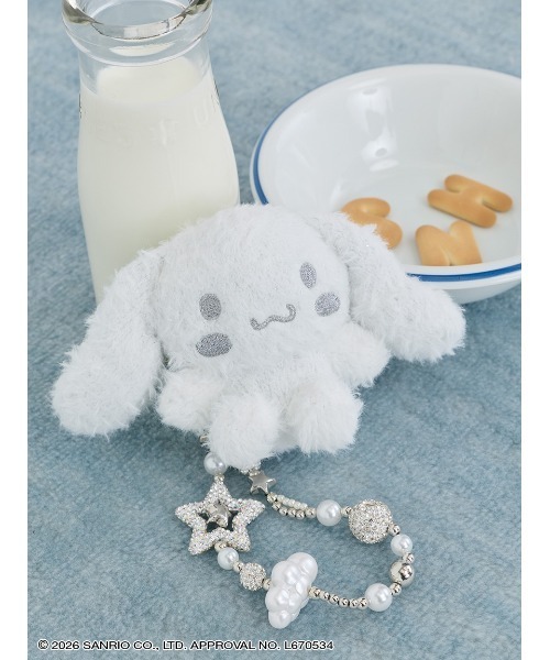 Cinnamoroll】ぬいぐるみチャーム（キーケース/キーアクセサリー