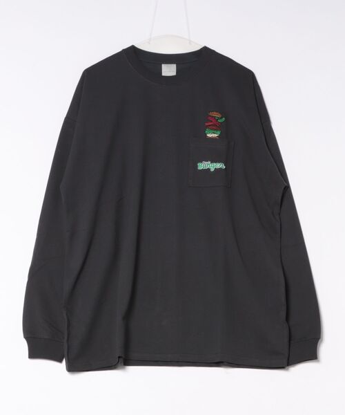 8(eight)(エイト)の「ワイドシルエットロンT(Tシャツ/カットソー・メンズ・ブラック/チャコール/ホワイト・MEDIUM/LARGE/X-LARGE)」の3枚目の写真