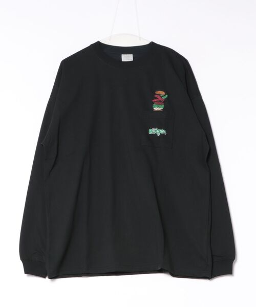8(eight)(エイト)の「ワイドシルエットロンT(Tシャツ/カットソー・メンズ・ブラック/チャコール/ホワイト・MEDIUM/LARGE/X-LARGE)」の2枚目の写真