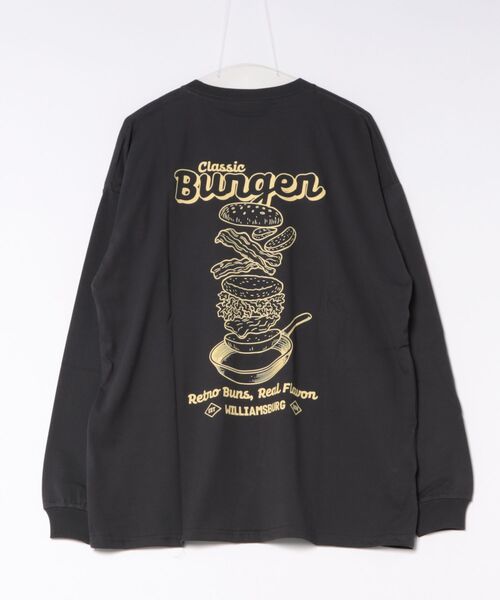 8(eight)(エイト)の「ワイドシルエットロンT(Tシャツ/カットソー・メンズ・ブラック/チャコール/ホワイト・MEDIUM/LARGE/X-LARGE)」の5枚目の写真
