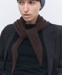 elegancese（エレガンセーゼ）の「【elegancese】Wool cashmere fluffy triangle scarf（ストール/ショール）」