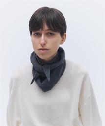 elegancese（エレガンセーゼ）の「【elegancese】Wool cashmere fluffy triangle scarf（ストール/ショール）」