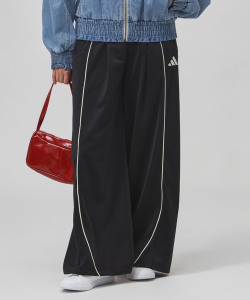 adidas(アディダス)の「アディダス adidas スタジアムトリコットルーズフィットトラックパンツ(その他パンツ・レディース・ブラック/ブラウン/バーガンディー・S/M/L/XL)」の14枚目の写真