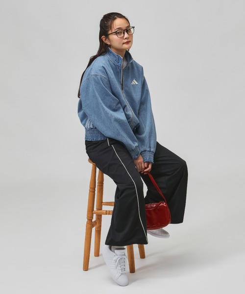 adidas(アディダス)の「アディダス adidas スタジアムトリコットルーズフィットトラックパンツ(その他パンツ・レディース・ブラック/ブラウン/バーガンディー・S/M/L/XL)」の20枚目の写真