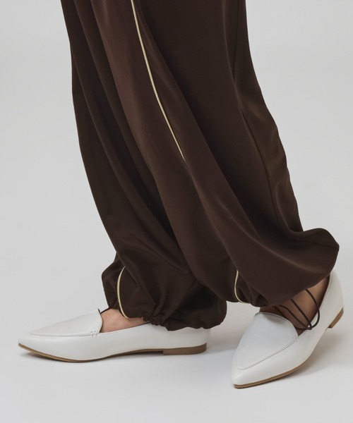 adidas(アディダス)の「アディダス adidas スタジアムトリコットルーズフィットトラックパンツ(その他パンツ・レディース・ブラック/ブラウン/バーガンディー・S/M/L/XL)」の13枚目の写真