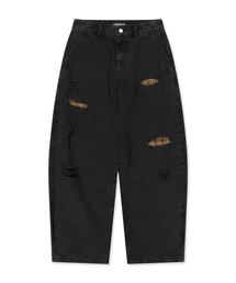 W CHECK OVERLAY PANTS