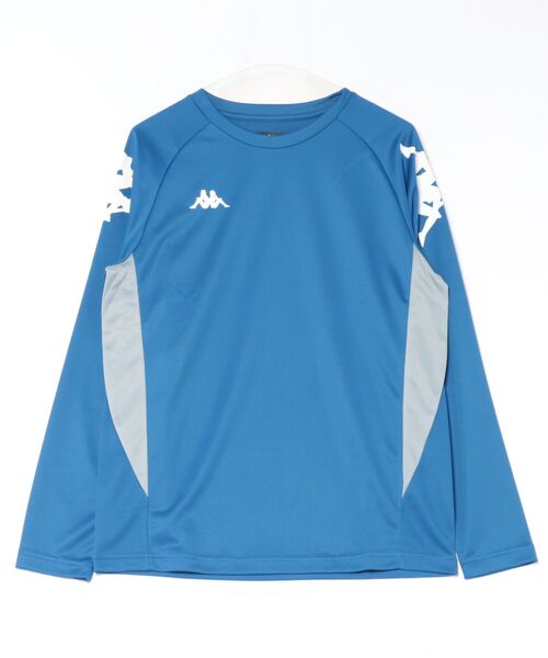 Kappa（カッパ）の「長袖Tシャツ　オミニロゴ（Tシャツ/カットソー・メンズ・ブルー/ブラック・X-LARGE/MEDIUM/LARGE）」の2枚目の写真