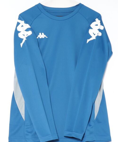 Kappa（カッパ）の「長袖Tシャツ　オミニロゴ（Tシャツ/カットソー・メンズ・ブルー/ブラック・X-LARGE/MEDIUM/LARGE）」の4枚目の写真