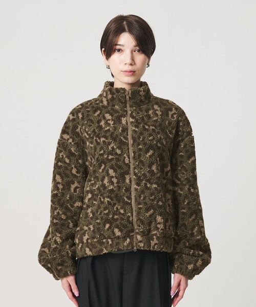 BEAUTY&YOUTH UNITED ARROWS(ビューティーアンドユースユナイテッドアローズ)の「ジャガード スタンドカラー ボアブルゾン(その他アウター・レディース・オリーブ/ナチュラル・FREE)」の17枚目の写真