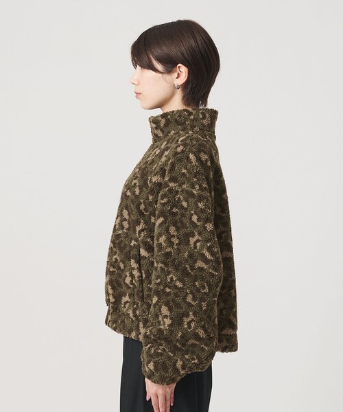 BEAUTY&YOUTH UNITED ARROWS(ビューティーアンドユースユナイテッドアローズ)の「ジャガード スタンドカラー ボアブルゾン(その他アウター・レディース・オリーブ/ナチュラル・FREE)」の18枚目の写真