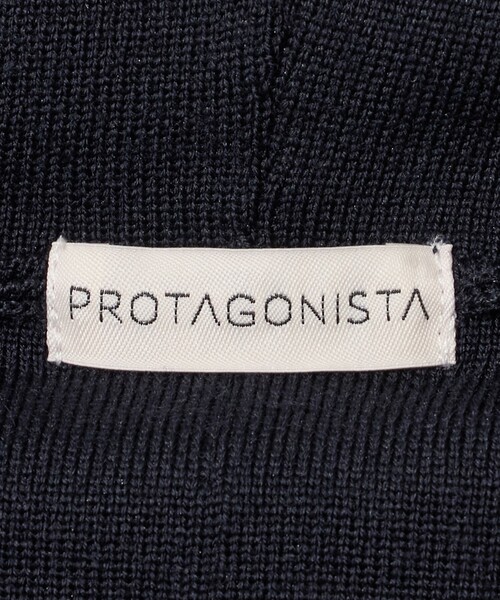 PROTAGONISTA（プロタゴニスタ）の「＜PROTAGONISTA＞ニット フーディー（ニット/セーター・レディース・ダークグレー/ネイビー・FREE）」の10枚目の写真