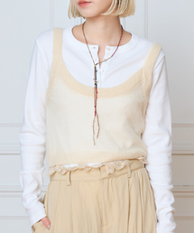 IENA LA BOUCLE モヘヤMIXキャミタンク