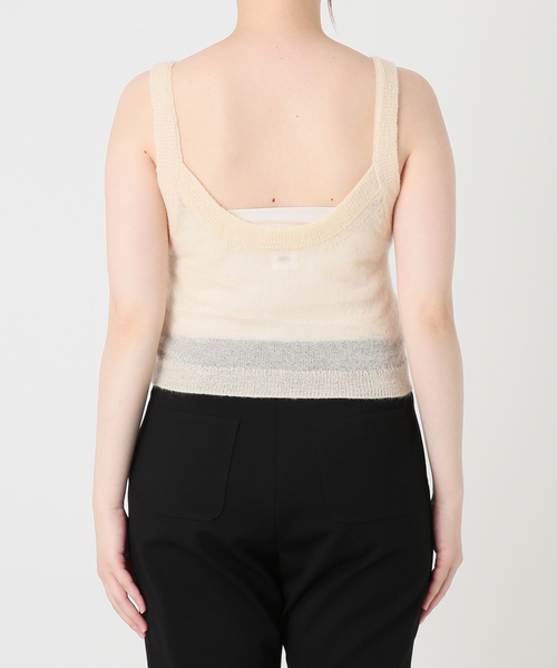 IENA LA BOUCLE(イエナラブークル)の「IENA LA BOUCLE モヘヤMIXキャミタンク(ニット/セーター・レディース・アイボリー/グリーン・FREE)」の19枚目の写真