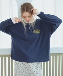 anap mimpi（アナップミンピ）の「リンガープリントロングＴシャツ（Tシャツ/カットソー）」
