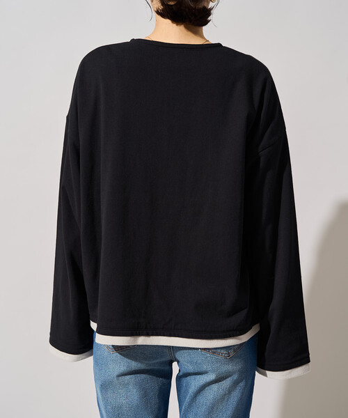 FREAK'S STORE(フリークスストア)の「限定展開 裏配色 フリース スナップ カーディガン(カーディガン/ボレロ・レディース・ナチュラル/ブラウン/グレー/ネイビー/ブラック・フリ-)」の17枚目の写真