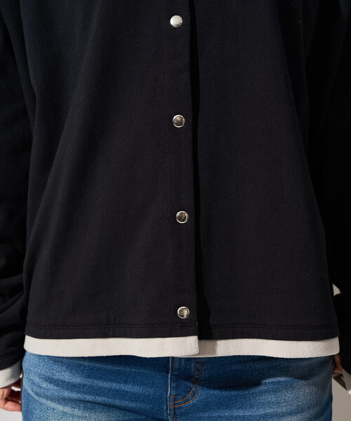 FREAK'S STORE(フリークスストア)の「限定展開 裏配色 フリース スナップ カーディガン(カーディガン/ボレロ・レディース・ナチュラル/ブラウン/グレー/ネイビー/ブラック・フリ-)」の21枚目の写真