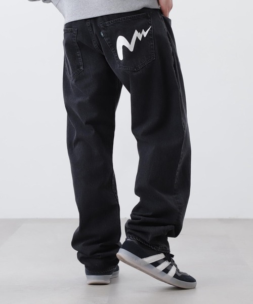 MANASTASH（マナスタッシュ）の「MANASTASH DENIM SKATER PT（デニムパンツ・メンズ・チャコール/インディゴブルー・XL/L）」の2枚目の写真