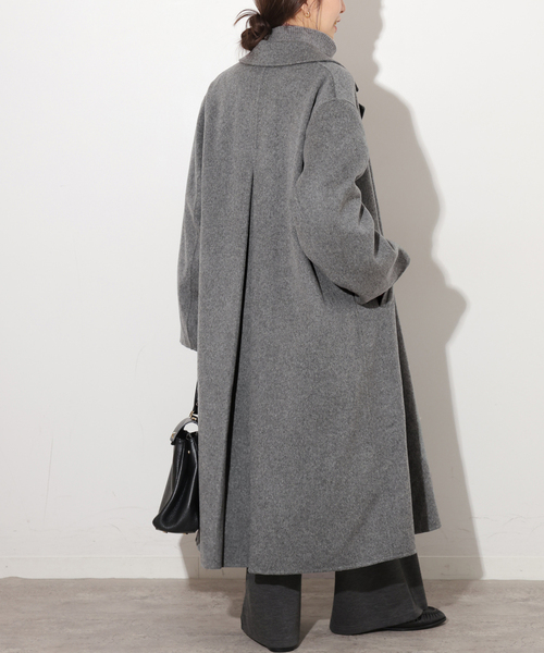 JOURNAL STANDARD relume(ジャーナルスタンダード レリューム)の「ウールカシミヤチェスターコート(チェスターコート・レディース・ベージュ/チャコールグレー・36/38)」の17枚目の写真