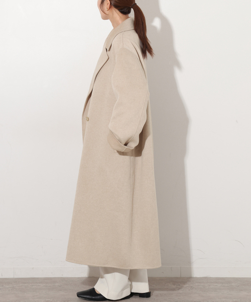 JOURNAL STANDARD relume(ジャーナルスタンダード レリューム)の「ウールカシミヤチェスターコート(チェスターコート・レディース・ベージュ/チャコールグレー・36/38)」の20枚目の写真