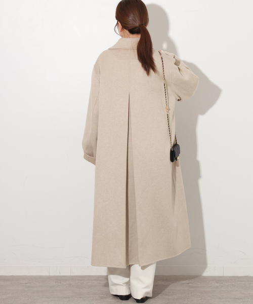 JOURNAL STANDARD relume(ジャーナルスタンダード レリューム)の「ウールカシミヤチェスターコート(チェスターコート・レディース・ベージュ/チャコールグレー・36/38)」の21枚目の写真