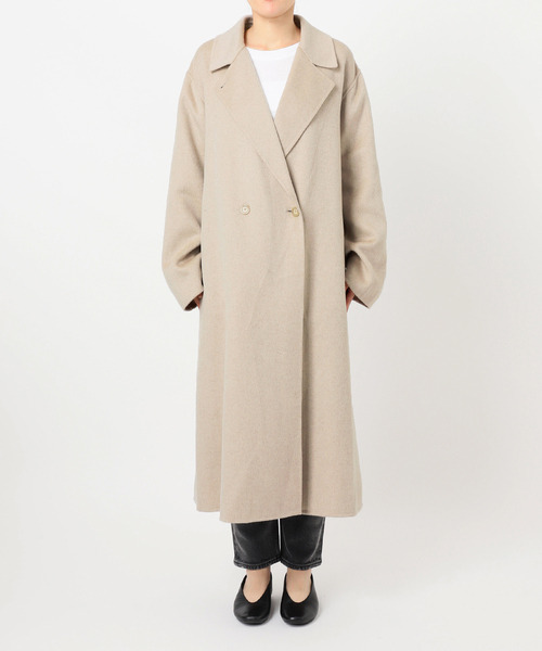 JOURNAL STANDARD relume(ジャーナルスタンダード レリューム)の「ウールカシミヤチェスターコート(チェスターコート・レディース・ベージュ/チャコールグレー・36/38)」の4枚目の写真