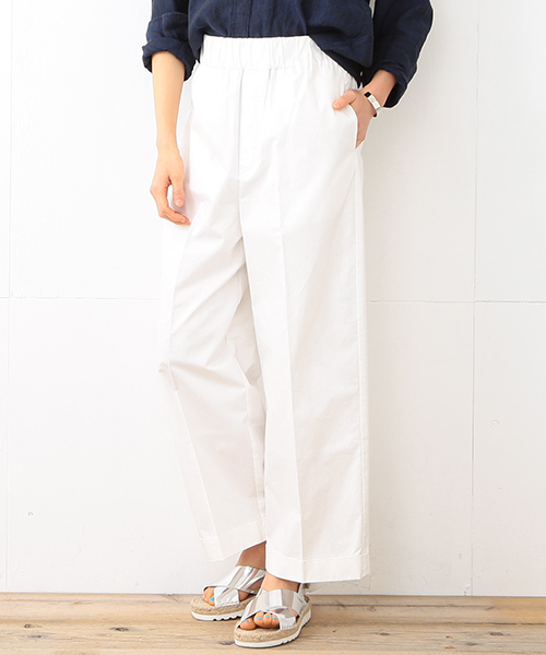 B:MING by BEAMS（ビーミングバイビームス）の「ビーミング by ビームス / 綾ダンプパンツ（その他パンツ・レディース・ホワイト/スミクロ/ネイビー・SMALL/MEDIUM）」の2枚目の写真