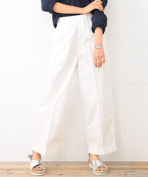 B:MING by BEAMS（ビーミングバイビームス）の「ビーミング by ビームス / 綾ダンプパンツ（その他パンツ・レディース・ホワイト/スミクロ/ネイビー・SMALL/MEDIUM）」の4枚目の写真