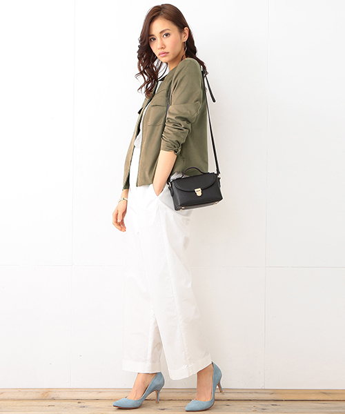 B:MING by BEAMS（ビーミングバイビームス）の「ビーミング by ビームス / 綾ダンプパンツ（その他パンツ・レディース・ホワイト/スミクロ/ネイビー・SMALL/MEDIUM）」の8枚目の写真