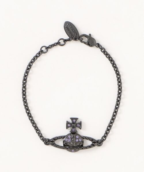 Vivienne Westwood（ヴィヴィアンウエストウッド）の「MAYFAIR BAS RELIEF BRACELET（ブレスレット・レディース・ピンクゴールド/シルバー/ゴールド/ゴールド系その他/Black/ブラック/ブルー/パープル/ゴールド系その他2/グリーン/ブラック×レッド/シルバー×ブルー/ブルー系その他/シルバー系その他/シルバー系その他3/ピンク系その他3・FREE）」の7枚目の写真