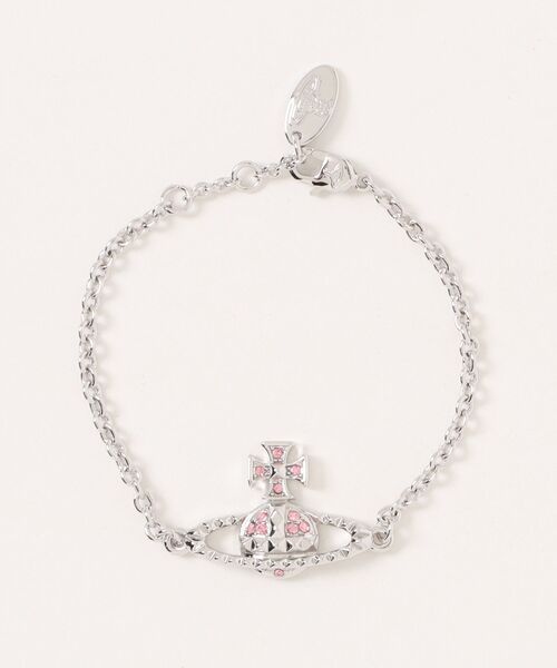 Vivienne Westwood（ヴィヴィアンウエストウッド）の「MAYFAIR BAS RELIEF BRACELET（ブレスレット・レディース・ピンクゴールド/シルバー/ゴールド/ゴールド系その他/Black/ブラック/ブルー/パープル/ゴールド系その他2/グリーン/ブラック×レッド/シルバー×ブルー/ブルー系その他/シルバー系その他/シルバー系その他3/ピンク系その他3・FREE）」の9枚目の写真