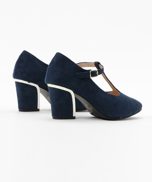 Noubel Voug Relax（ヌーベルヴォーグリラックス）の「Noubel Voug Relax(ヌーベル　ヴォーグ リラックス)/ゴールドラインＴフロントパンプス（パンプス・レディース・ベージュ系その他/ブラック/グレー/ネイビー・LL/L/M/S）」の7枚目の写真