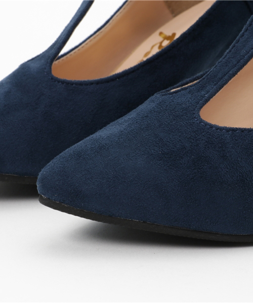 Noubel Voug Relax（ヌーベルヴォーグリラックス）の「Noubel Voug Relax(ヌーベル　ヴォーグ リラックス)/ゴールドラインＴフロントパンプス（パンプス・レディース・ベージュ系その他/ブラック/グレー/ネイビー・LL/L/M/S）」の8枚目の写真