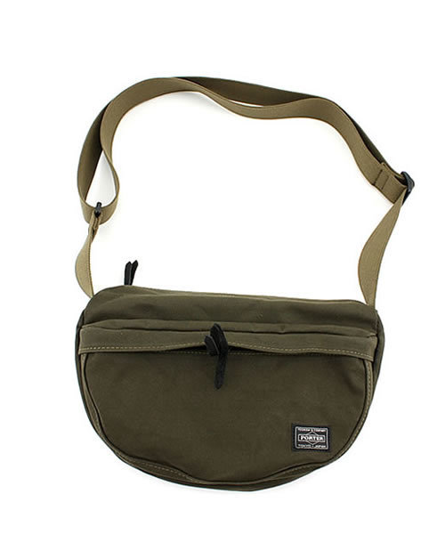 PORTER(ポーター)の「PORTER BEAT SHOULDER BAG SMALL <B印 YOSHIDA SELECT>(ショルダーバッグ・メンズ・ブラック/ベージュ/グリーン・ONE SIZE)」の1枚目の写真