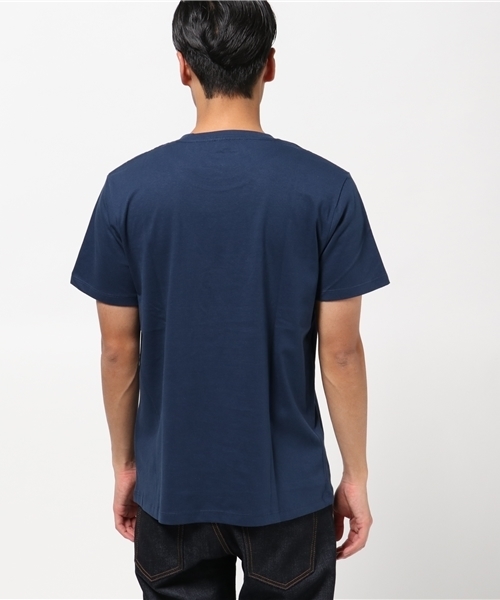 NANO universe(ナノユニバース)の「:24/-天竺クルーポケT(Tシャツ/カットソー・メンズ・ブラック/グレー/ネイビー/ホワイト・SMALL/X-LARGE/LARGE/MEDIUM)」の6枚目の写真