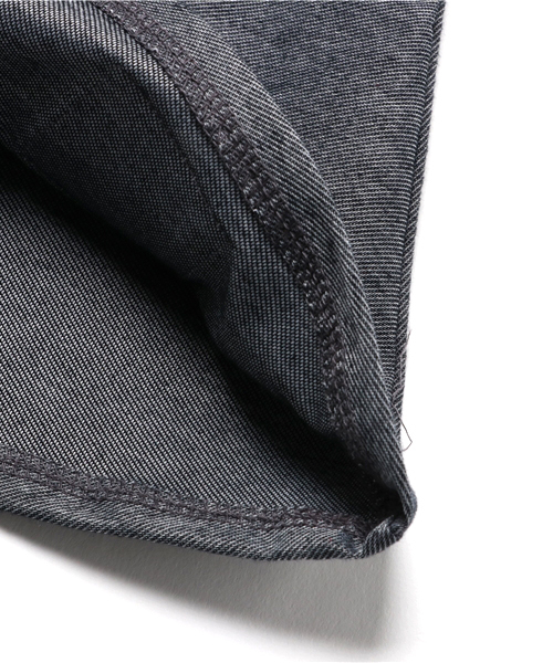 CHUBBYGANG（チャビーギャング）の「ツイルデザイントップス（タンクトップ・キッズ・ホワイト/インディゴブルー/ブラック・130/160/140/150/120/110/100）」の4枚目の写真