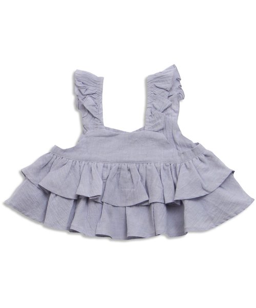 BREEZE(ブリーズ)の「キャミ付きセットTシャツ(Tシャツ/カットソー・キッズ・その他/グレー/サックスブルー・140/95/110/130/100/80/120/90)」の4枚目の写真