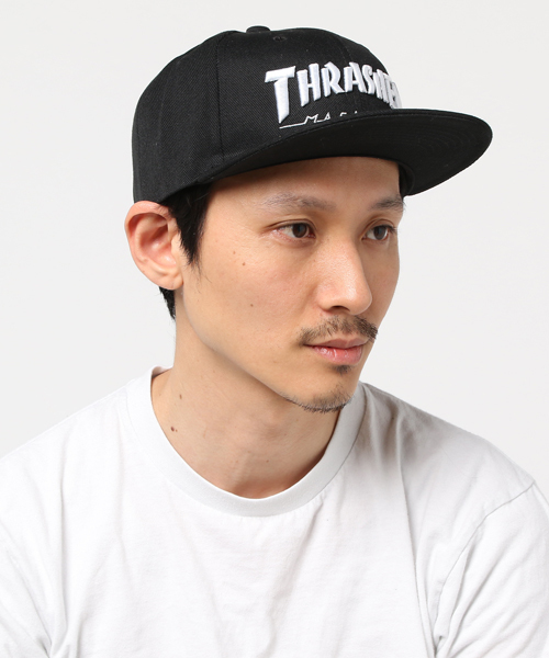 THRASHER（スラッシャー）の「THRASHER　MAGLOGOキャップ（キャップ・メンズ・ホワイト×ブラック/ブラック/グレー系その他・フリー）」の2枚目の写真