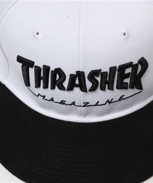 THRASHER（スラッシャー）の「THRASHER　MAGLOGOキャップ（キャップ・メンズ・ホワイト×ブラック/ブラック/グレー系その他・フリー）」の7枚目の写真