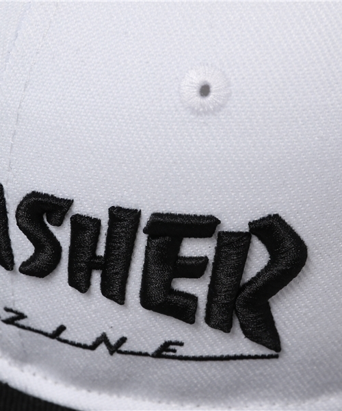 THRASHER（スラッシャー）の「THRASHER　MAGLOGOキャップ（キャップ・メンズ・ホワイト×ブラック/ブラック/グレー系その他・フリー）」の9枚目の写真